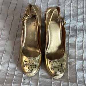 Tory Burch Gold Women's Shoes